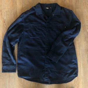 Blue Vans flannel men’s XL